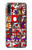 S1923 Hanafuda Japanese Flower Card Etui Coque Housse pour Samsung Galaxy A50