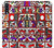 S1923 Hanafuda Japanese Flower Card Etui Coque Housse pour Samsung Galaxy A50