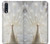 S1980 White Peacock Etui Coque Housse pour Samsung Galaxy A50