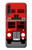 S2058 England British Double Decker Bus Etui Coque Housse pour Samsung Galaxy A50