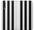 S2297 Black and White Vertical Stripes Etui Coque Housse pour Samsung Galaxy A50
