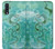 S2653 Dragon Green Turquoise Stone Graphic Etui Coque Housse pour Samsung Galaxy A50