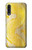 S2713 Yellow Snake Skin Graphic Printed Etui Coque Housse pour Samsung Galaxy A50