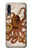 S2801 Vintage Octopus Etui Coque Housse pour Samsung Galaxy A50