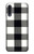 S2842 Black and White Buffalo Check Pattern Etui Coque Housse pour Samsung Galaxy A50
