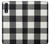 S2842 Black and White Buffalo Check Pattern Etui Coque Housse pour Samsung Galaxy A50