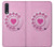 S2847 Pink Retro Rotary Phone Etui Coque Housse pour Samsung Galaxy A50