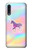 S3203 Rainbow Unicorn Etui Coque Housse pour Samsung Galaxy A50