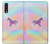 S3203 Rainbow Unicorn Etui Coque Housse pour Samsung Galaxy A50