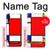 S0157 Composition Rouge Bleu Jaune Etui Coque Housse pour Samsung Galaxy A70
