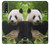 S1073 Panda Enjoy Eating Etui Coque Housse pour Samsung Galaxy A70