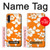 S2245 Hawai Hibiscus Motif orange Etui Coque Housse pour Samsung Galaxy A70