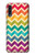 S2362 Rainbow Colorful Shavron Zig Zag Pattern Etui Coque Housse pour Samsung Galaxy A70