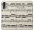 S3082 Music Sheet Etui Coque Housse pour Samsung Galaxy A70