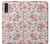 S3095 Vintage Rose Pattern Etui Coque Housse pour Samsung Galaxy A70