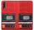 S3204 Red Cassette Recorder Graphic Etui Coque Housse pour Samsung Galaxy A70