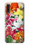 S3205 Retro Art Flowers Etui Coque Housse pour Samsung Galaxy A70