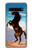 S0934 Wild Black Horse Etui Coque Housse pour Samsung Galaxy S10 5G