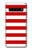 S2364 Red and White Striped Etui Coque Housse pour Samsung Galaxy S10 5G
