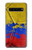S3306 Colombia Flag Vintage Football Graphic Etui Coque Housse pour Samsung Galaxy S10 5G