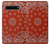 S3355 Bandana Red Pattern Etui Coque Housse pour Samsung Galaxy S10 5G