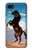 S0934 Sauvage Black Horse Etui Coque Housse pour Google Pixel 3a XL