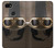 S2645 Lunettes millésimé Casque de moto marron Etui Coque Housse pour Google Pixel 3a XL