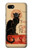 S2739 Chat Noir Noir Chat Millésime Etui Coque Housse pour Google Pixel 3a XL