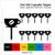 TA0883 Coffee Bean Cup Cupcake Toppers Acrylique De Mariage Joyeux anniversaire pour Gâteau Partie Décoration 10 Pièces