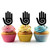 TA0918 Native American Indian Spiral Hand Cupcake Toppers Acrylique De Mariage Joyeux anniversaire pour Gâteau Partie Décoration 10 Pièces