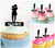 TA0921 Le photographe Femme Cupcake Toppers Acrylique De Mariage Joyeux anniversaire pour Gâteau Partie Décoration 10 Pièces