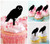TA0923 Owl Cupcake Toppers Acrylique De Mariage Joyeux anniversaire pour Gâteau Partie Décoration 10 Pièces