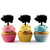 TA0928 Pig Money Box Cupcake Toppers Acrylique De Mariage Joyeux anniversaire pour Gâteau Partie Décoration 10 Pièces