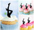 TA0958 Hightheel Sexy Women Legs Cupcake Toppers Acrylique De Mariage Joyeux anniversaire pour Gâteau Partie Décoration 10 Pièces