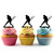TA0961 Female Tennis Player Cupcake Toppers Acrylique De Mariage Joyeux anniversaire pour Gâteau Partie Décoration 10 Pièces