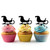 TA0971 Santa Sleigh Xmas Cupcake Toppers Acrylique De Mariage Joyeux anniversaire pour Gâteau Partie Décoration 10 Pièces