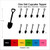 TA0978 Shovel Cupcake Toppers Acrylique De Mariage Joyeux anniversaire pour Gâteau Partie Décoration 10 Pièces