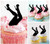 TA0983 Sexy Legs Boots Up High Heel Cupcake Toppers Acrylique De Mariage Joyeux anniversaire pour Gâteau Partie Décoration 10 Pièces