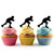 TA0986 Male Skating Cupcake Toppers Acrylique De Mariage Joyeux anniversaire pour Gâteau Partie Décoration 10 Pièces