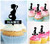 TA0998 Femme enceinte Cupcake Toppers Acrylique De Mariage Joyeux anniversaire pour Gâteau Partie Décoration 10 Pièces