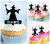 TA1008 Assistant magicien Cupcake Toppers Acrylique De Mariage Joyeux anniversaire pour Gâteau Partie Décoration 10 Pièces