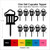 TA1022 Beer Mug Cupcake Toppers Acrylique De Mariage Joyeux anniversaire pour Gâteau Partie Décoration 10 Pièces