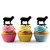 TA1026 Sheep Animal Barn Yard Farm Cupcake Toppers Acrylique De Mariage Joyeux anniversaire pour Gâteau Partie Décoration 10 Pièces