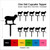TA1026 Sheep Animal Barn Yard Farm Cupcake Toppers Acrylique De Mariage Joyeux anniversaire pour Gâteau Partie Décoration 10 Pièces