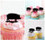 TA1033 Pig Barn Yard Animal Farm Cupcake Toppers Acrylique De Mariage Joyeux anniversaire pour Gâteau Partie Décoration 10 Pièces