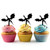 TA1056 Dragon Fly Monster Cupcake Toppers Acrylique De Mariage Joyeux anniversaire pour Gâteau Partie Décoration 10 Pièces