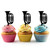 TA1070 Cornet Music Instrument Cupcake Toppers Acrylique De Mariage Joyeux anniversaire pour Gâteau Partie Décoration 10 Pièces