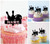 TA1109 BChouetteing BChouettes Cupcake Toppers Acrylique De Mariage Joyeux anniversaire pour Gâteau Partie Décoration 10 Pièces
