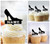 TA1115 Chaussures Femmes talon haut Cupcake Toppers Acrylique De Mariage Joyeux anniversaire pour Gâteau Partie Décoration 10 Pièces