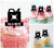 TA1123 essence Can Cupcake Toppers Acrylique De Mariage Joyeux anniversaire pour Gâteau Partie Décoration 10 Pièces